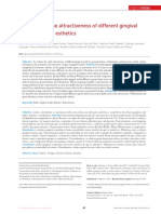 Evaluation of The Attractiveness of Different Gingival Zeniths in Smile Esthetics PDF