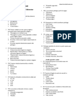 Teste Modulul Medicina de Laborator