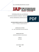 Informe Febrero-Marzo de Internado I