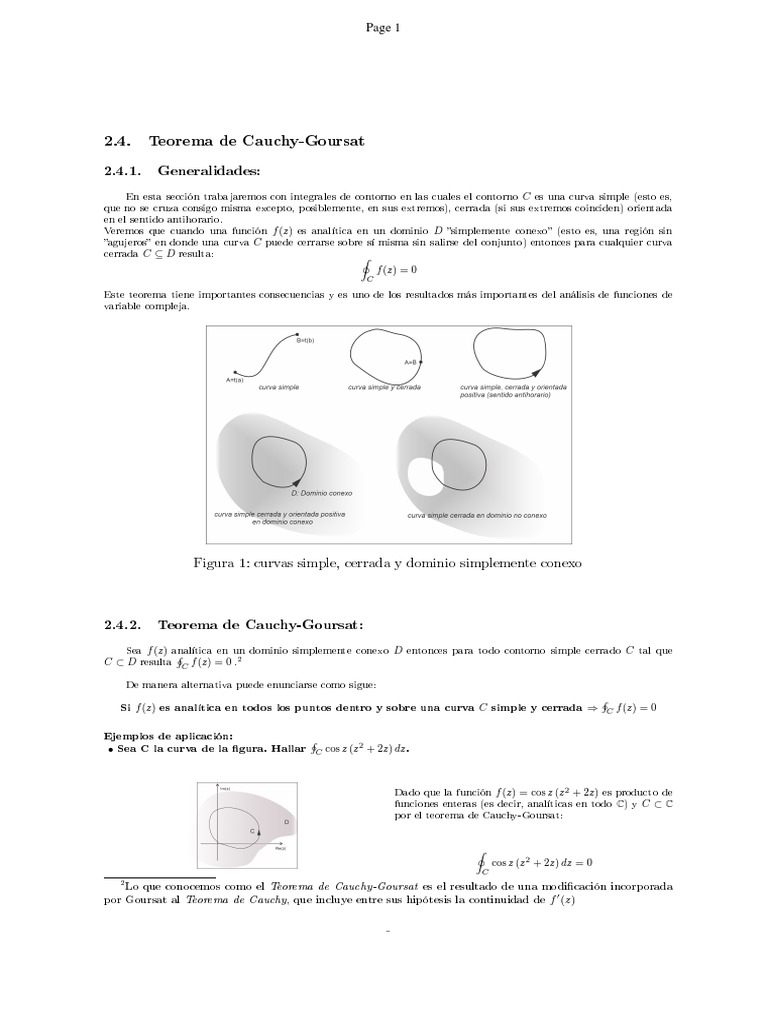 Teorema Cauchy Goursat PDF Álgebra Álgebra abstracta