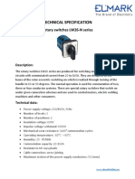 Technical Specification - Rotary Switches LW26-N Series