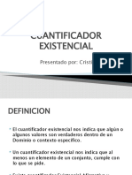 Cuantificador Existencial