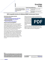 Circuit Note: IEPE-Compatible Interface For Wideband MEMS Accelerometer Sensors