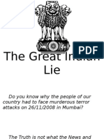 The Great Indian Lie