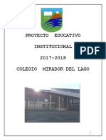 Proyecto Educativo Institucional 2017-2018 Colegio Mirador Del Lago