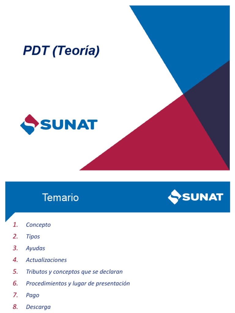 Manejo y Descarga del PDT 621 | PDF | Impuestos | Servicios (economía)