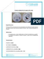 Ficha Tecnica Sensor de Humo ST81 360°