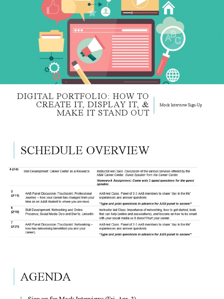 Create a Standout Digital Portfolio | PDF | Communication | Human ...
