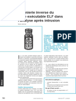 Ingenierie Inverse Du Code Executable ELF Dans L Analyse Apres Intrusion