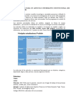 Modelo de Articulo Informativo Revista Vigiliana 2020