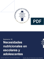 Práctica 10 Necesidades Nutricionales en El Escolar y Adolescente