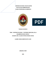 Contenido Racional y Emocional en La Argumentación de Ventas