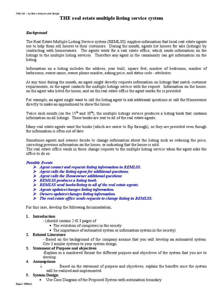 Real Estate MLS System Overview | PDF | Real Estate Broker | Computing
