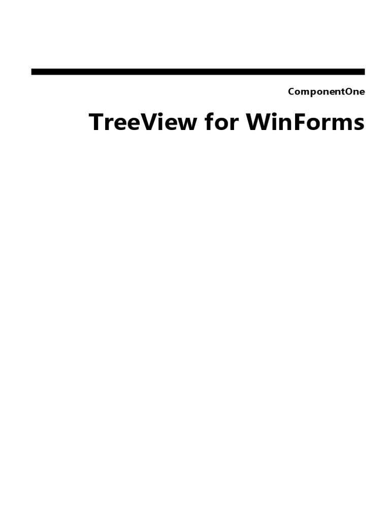 WinForms TreeView | PDF | C Sharp (Programming Language) | Computer ...