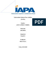 Tarea 6 Espanol Tipos de Oracions Primer Trimestre.