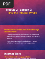 Module 2 - Lesson 2 How The Internet Works