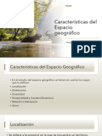 Características Del Espacio Geográfico PDF