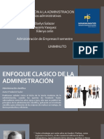 DIAPOSITIVAS DIFERENTES ENFOQUES EN LA ADMINISTRACIÓN Esteeeeee