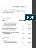 ABSTRACTS PRESENTED AT CONCURRENT SESSIONS November 9-10, 2014 Georgia World Congress Center Atlanta, Georgia