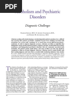 Alcoholism and Psychiatric - Diagnostic Challenges PDF