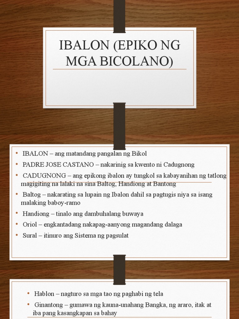 Ibalon, Rihawani, Tuwaang | PDF