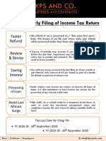 Benefits of Early Filing of ITR