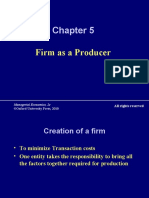 Firm As A Producer: Managerial Economics, 2e