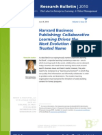 Harvard Business Publishing: Collaborative: Learning Drives The Next Evolution of A Trusted Name