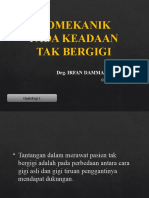 Biomekanik Daerah Tak Bergigi