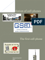 The Evolution of Cell Phones