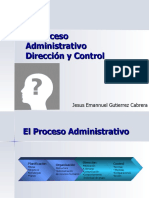 Procesos Administrativos Direccion y Control