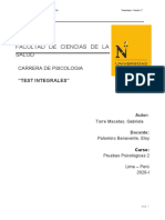 Test Integrales - Casos 2 PDF