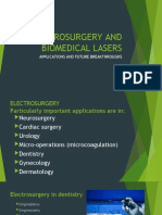 Electrosurgery and Biomedical Lasers: Applications and Future Breakthroughs