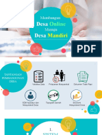 Presentasi Desa Online Menuju Desa Mandiri