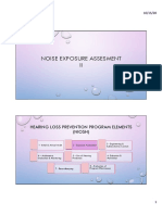 Noise Exposure Assesment II: Hearing Loss Prevention Program Elements (Niosh)