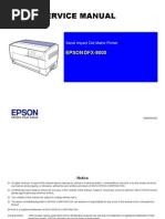 Service Manual Epson FX 890 - 2190 | Usb | Typefaces