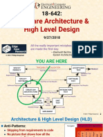 Software Architecture & High Level Design: All The Really Important Mistakes Are Made The First Day