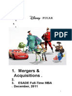 Disney Acquires Pixar in Merger of Animation Giants