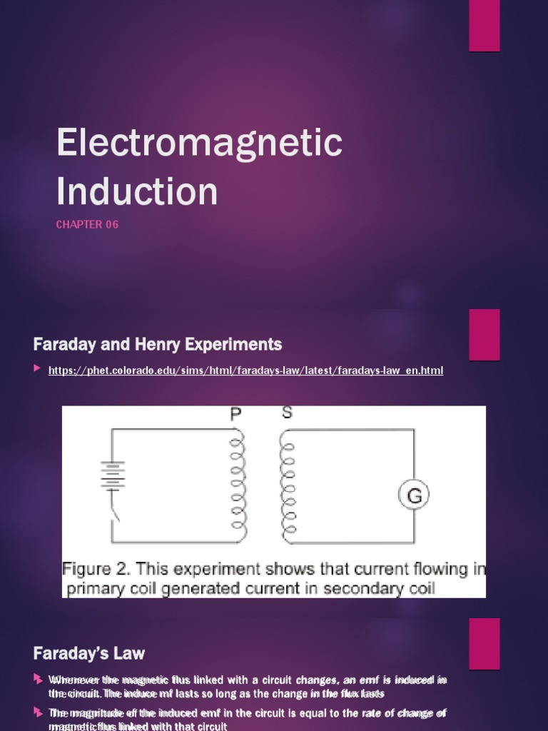 Electromagnetic Induction | PDF | Electromagnetic Induction | Inductance