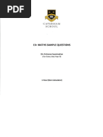 Foundation GCSE Maths Mini Test 2 | PDF