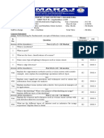 Department of Mechatronics Engineering UNIT TEST-IV - September-2018