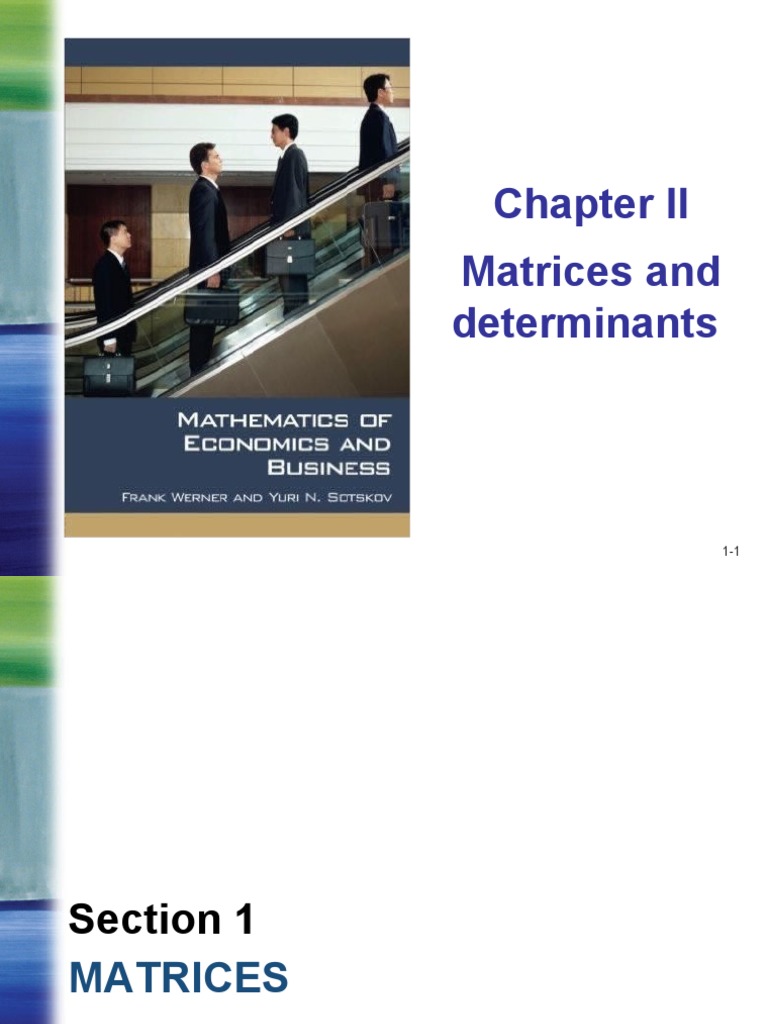 Linear Algebra Chapter 2 | PDF | Determinant | Matrix (Mathematics)