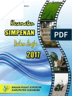 Kecamatan Simpenan Dalam Angka 2017