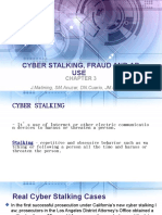 Cyber Stalking, Fraud and Ab USE: J.Matining, SM - Acuzar, DN - Cuario, JM - Martinez