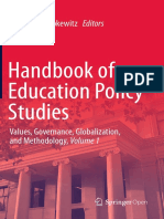 2020 Book HandbookOfEducationPolicyStudi