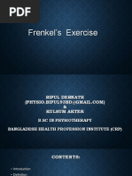 Frenkel's Exercise