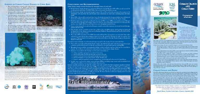 Climate Change Impact on Coral Reefs | PDF | Coral Reef | Climate Change