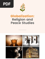 Globalization:: Religion and Peace Studies