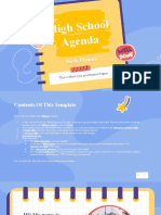High School Agenda - Book Planner by Slidesgo.pptx