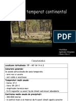 Mediul Temperat Continental